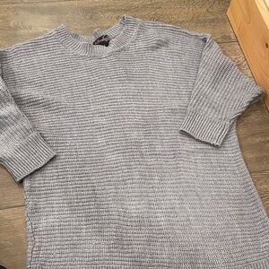 Classic Gray Crewneck Sweater for women